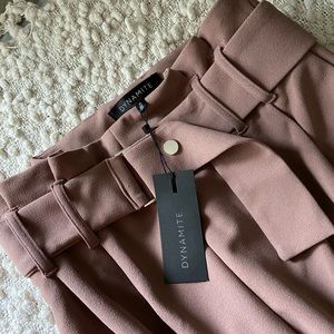 NWT Dynamite Paperbag Pants